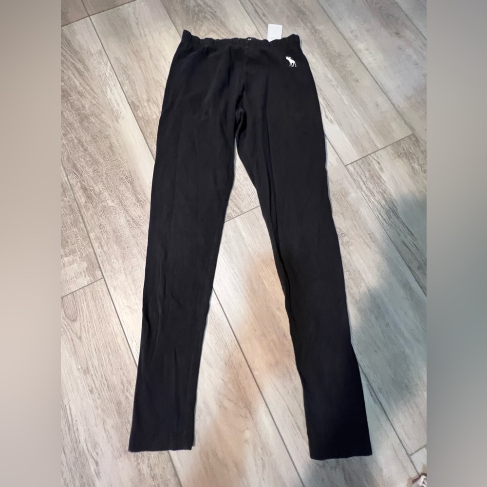 Abercrombie & Kids Girls 15/16 Black Leggings